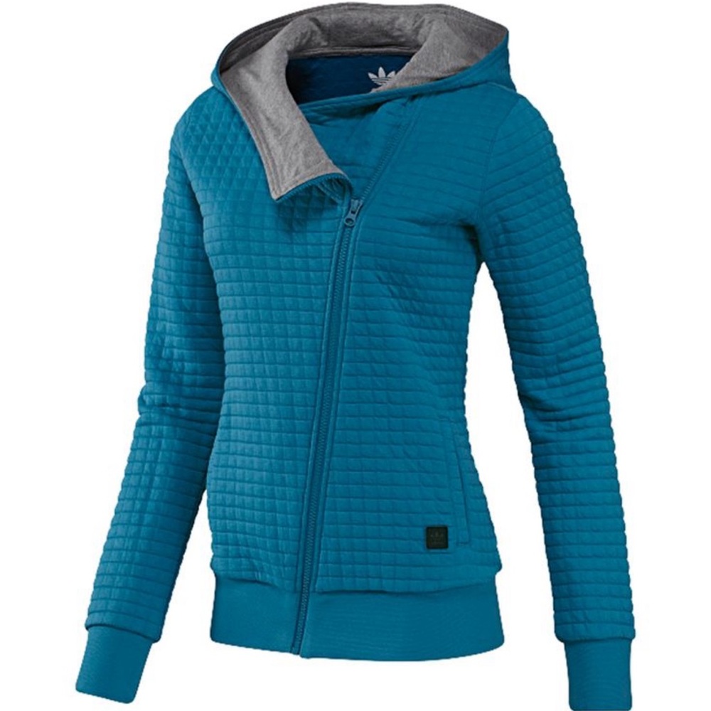 Adidas: full zip hooded sweatshirt